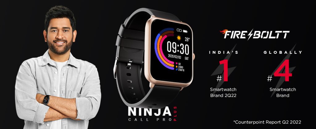 FireBolt Ninja Calling Pro Plus Smart Watch With Bluetooth Calling