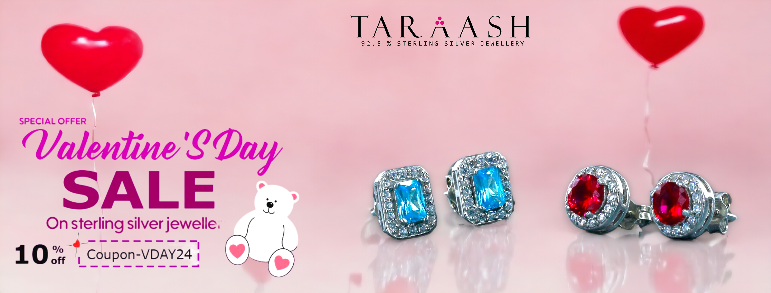 Taraash - Taraash Valentines Day Jewellery Coupons: Extra 10% Off