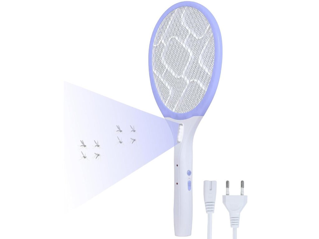 Weird Wolf Rechargeable Mosquito Racket Bat with COB Light